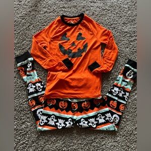Halloween Pumpkin Pajama Set